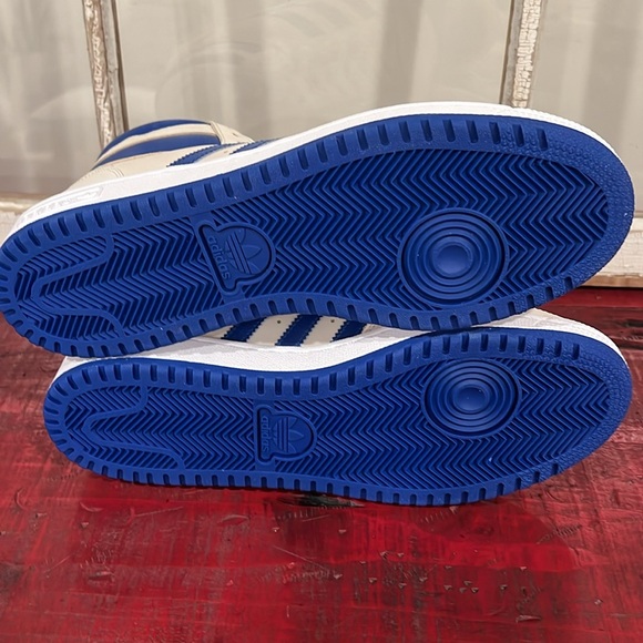Mens Size 11 - Adidas Originals Top Ten RB Hi Cream Blue White Sneakers FZ6022 - Picture 3 of 6